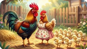 ПЕТУШОК  В ЖЁЛТЫХ ШТАНИШКАХ И КУРОЧКА  В РЯБЕНЬКОМ  ПЛАТЬИЦЕ 💒✨🐣🐣🐣🐥🐥