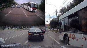 Маршрутка на встречке