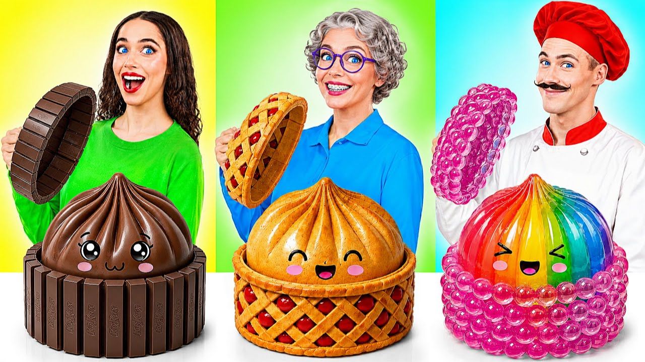 Кулинарный Челлендж# Я против Бабушки # Сумасшедшие Идеи для Пранков C Candy DO