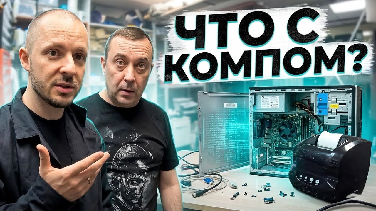 ЧТО СЛУЧИЛОСЬ С КОМПОМ?ДИАГНОСТИКА И РЕМОНТ ПРИНТЕРА XP-365B. ДЯДЯ ВИТЯ И САНЫЧ