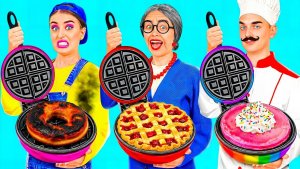 Кулинарный Челлендж_ Я против Бабушки _ Эпичные Лайфхаки и Рецепты