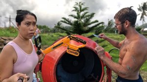 ИСХОД РУССКИХ МУЖИКОВ В ДЖУНГЛИ. Building our dream homestead  Rainwater barrels, village life ....