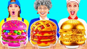 Кулинарный Челлендж_ Я против Бабушки _ Удивительный Челлендж с Едой