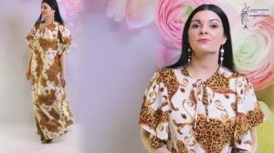 Длинное свободное платье без выкройки сшить своими руками