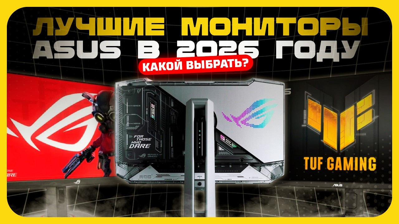 Лучшие мониторы ASUS в 2026 году — что реально стоит брать?