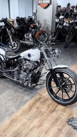 2016 HD Breakout 103 Snow Pearl 22K (VIN 5HD***9863)