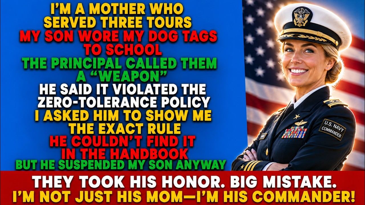 MY SON'S PRINCIPAL SUSPENDED HIM FOR WEARING MY DOG TAGS TO SCHOOL
