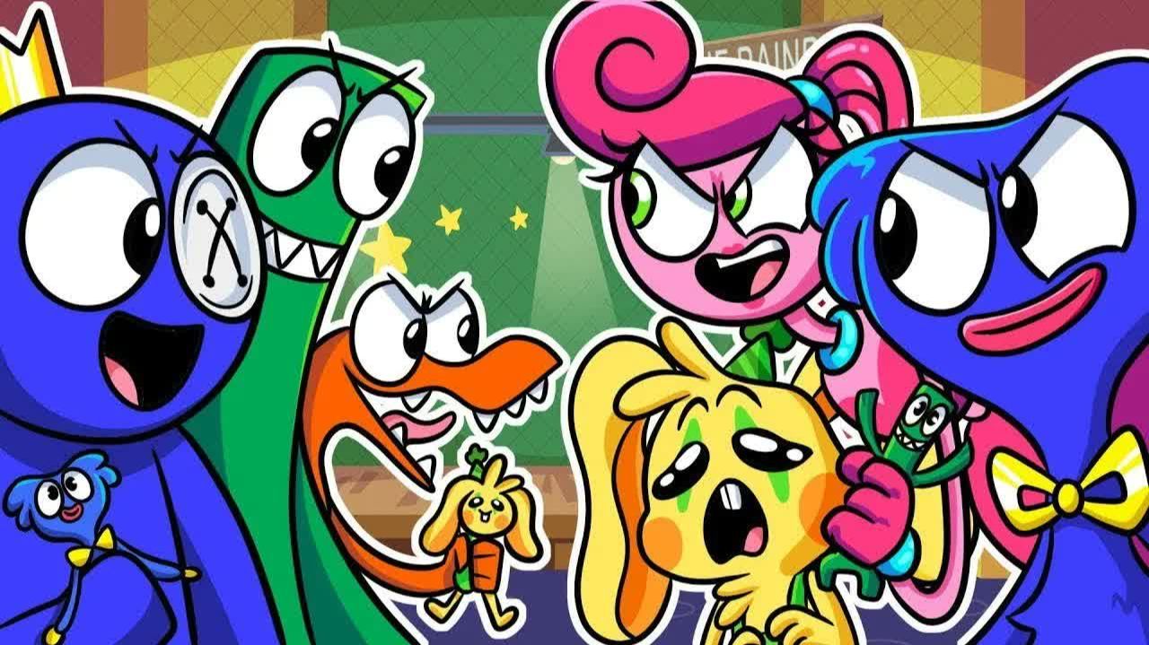 РАДУЖНЫЕ ДРУЗЬЯ — КТО КРУЧЕ?! | Poppy Playtime/Rainbow Friends — Анимации на русском