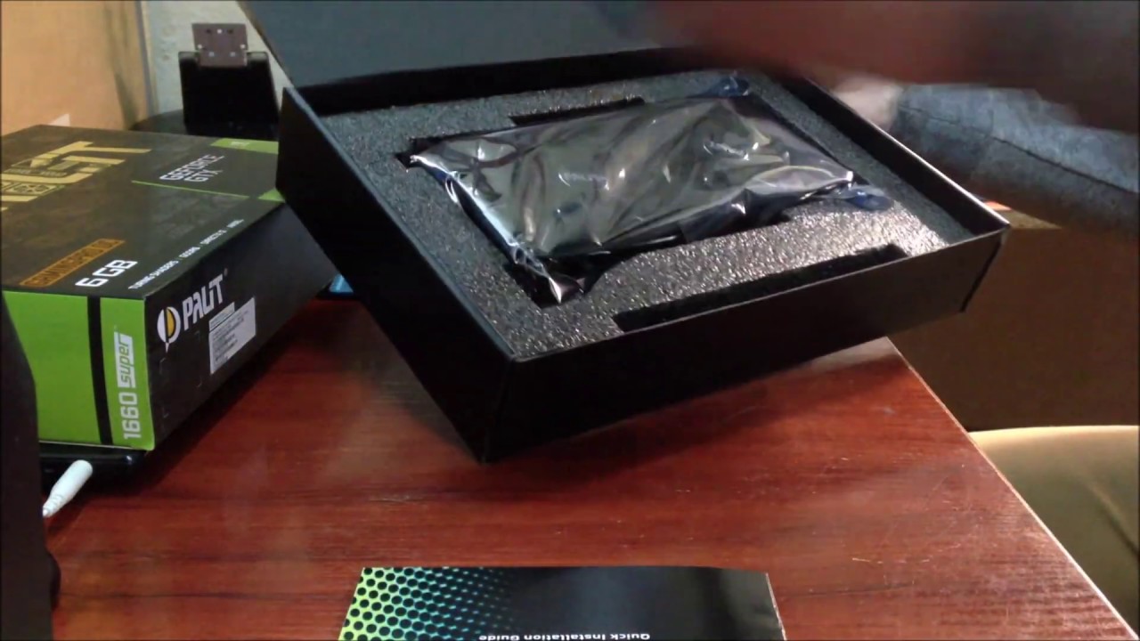 Распаковка видеокарты Palit GeForce GTX 1660 Super GamingPro OC 6GB GDDR6