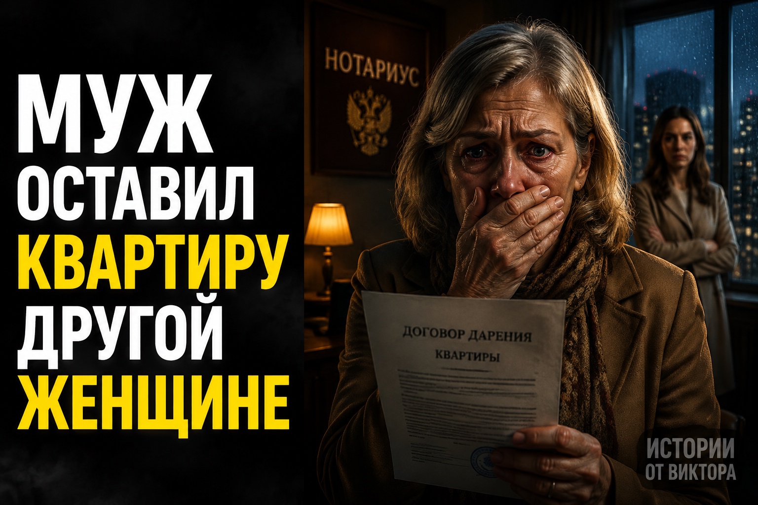 После смерти мужа нотариус назвал имя другой женщины