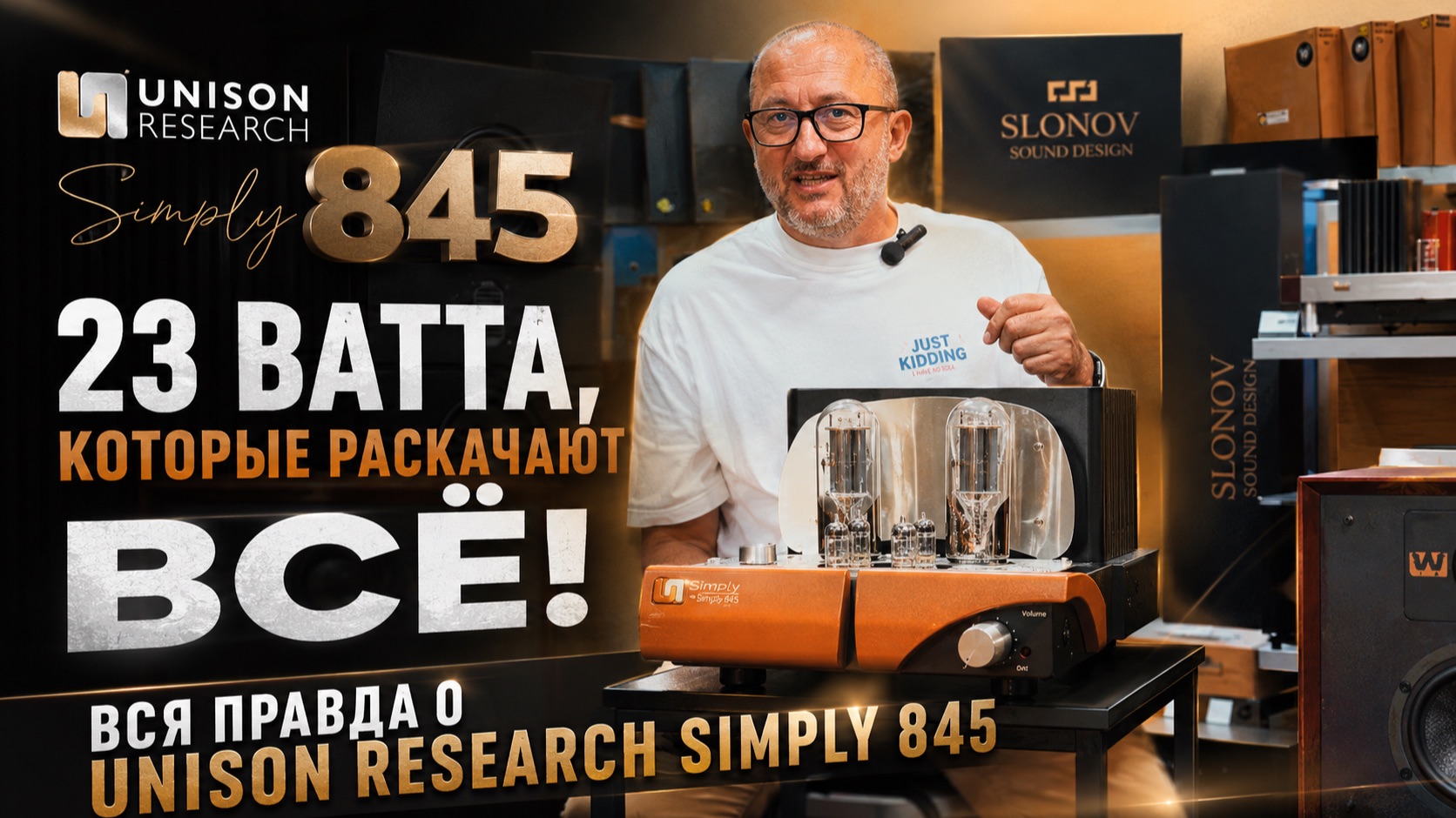 🇮🇹 Unison Research Simply — итальянский High-End на мощных триодах 845