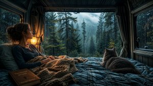 🌧️Шум дождя для сна, отдыха, релаксации, медитации, расслабления🌿Летний дождь за окном комнаты
