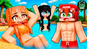 Я пришёл на ВЕЧЕРИНКУ У БАССЕЙНА ТОЛЬКО ДЛЯ ДЕВОЧЕК в #Minecraft