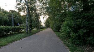 34. катание на велосипеде вечерком