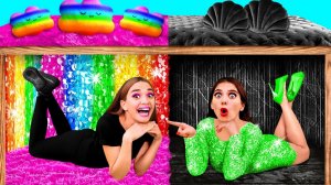 Секретные Домики под Кроватью с Уэнсдей Аддамс # Смешные Cитуации от Fun Fun Challenge