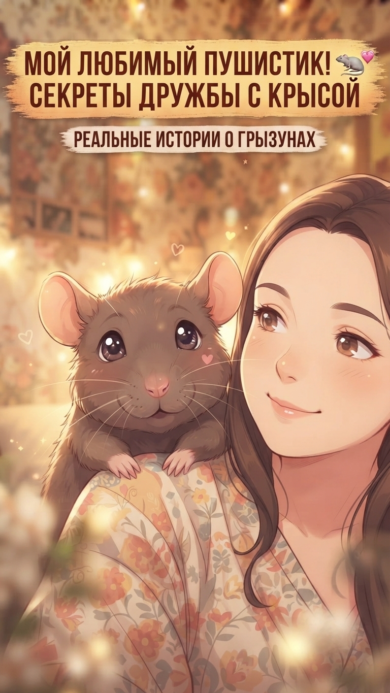 Мой лучший пушистый друг! 🐀❤️ Как мы проводим время вместе