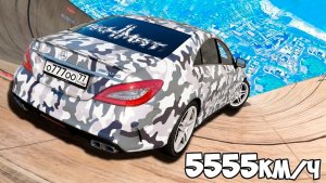 Спуск с горы без тормозов на чит тачках в ГТА 5! Эксперимент в GTA 5 Online