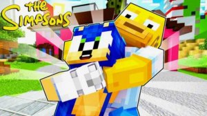 The Simpson's World! [111] _ Sonic Survival Adventures _ Minecraft