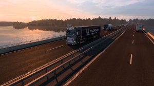 Euro Truck Simulator 2 v 1.60 Катим по дороге c музыкой, и славно.