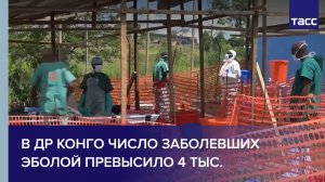 В ДР Конго число заболевших Эболой превысило 4 тыс.