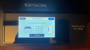 Что делать если в вашем принтере EPSON закончились чернила ? #принтер #чернила