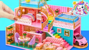 «✨ Как построить миниатюрный розовый дом самому 🏠❤️»