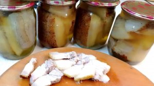 Сало в рассоле на зиму 🥓 Рецепт «Пятиминутка» в банках для длительного хранения без лишних хлопот
