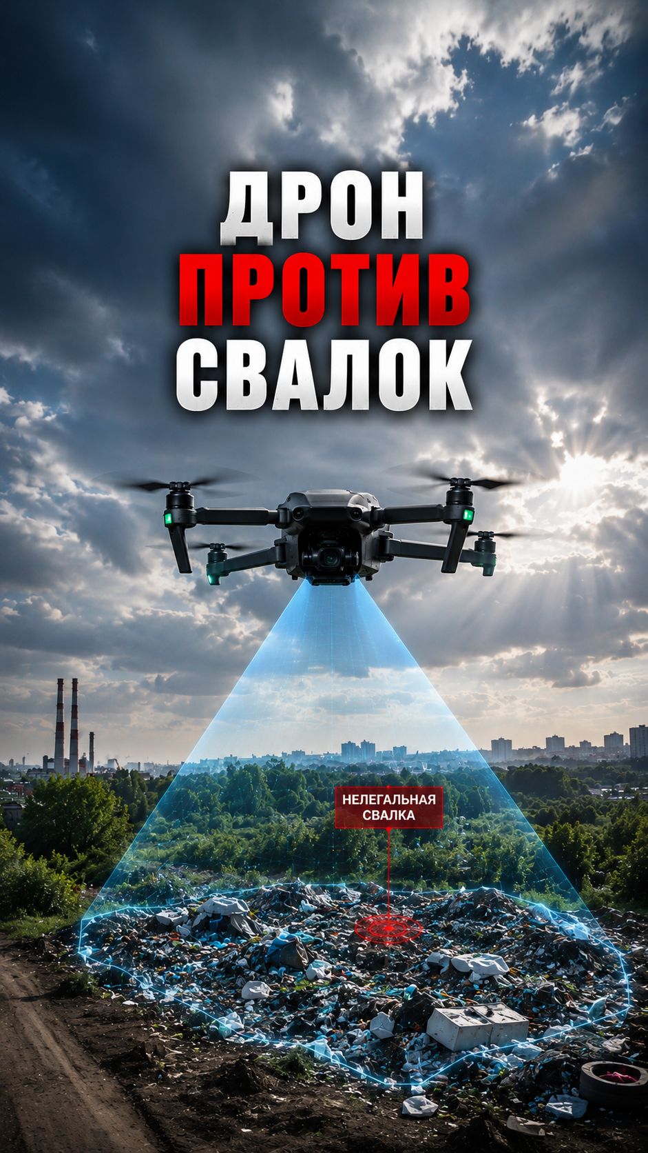 Беспилотники вышли на охоту за нелегальными свалками