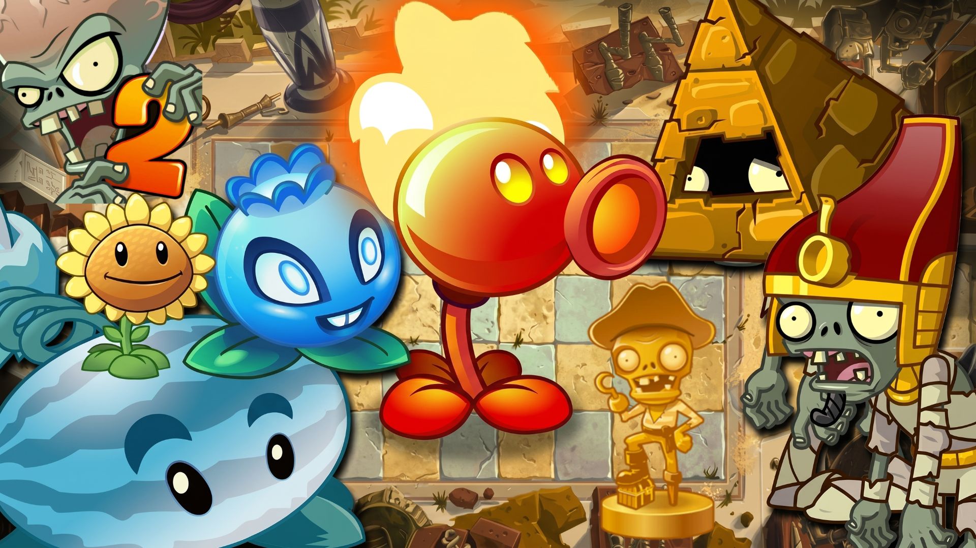 Растения против Зомби-2 Plants Vs Zombies-2 PvZ | ПвЗ [22] битва прохождение топ