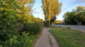 40. катание на велосипеде вечерком
