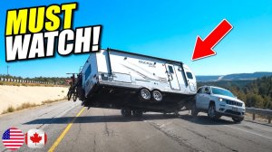 🚛 СЛОЖИЛСЯ ПОПОЛАМ! ДТП и Аварии с прицепами перед буксировкой