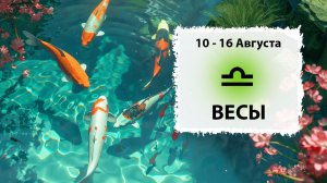 ВЕСЫ ♎ 10 - 16 Августа 2026 | Расклад таро на неделю для знака Зодиака Весы