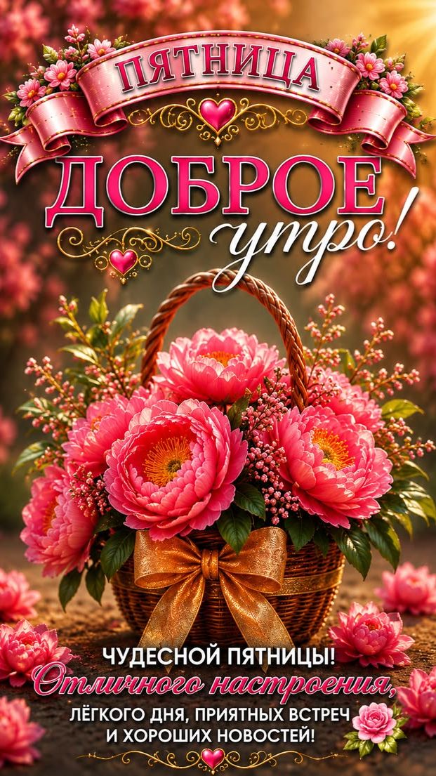 Пятница, утро! Время улыбок и хорошего настроения ☀️