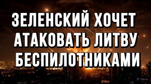 ЗЕЛЕНСКИЙ ХОЧЕТ АТАКОВАТЬ ЛИТВУ БЕСПИЛОТНИКАМИ  / ТАМИР ШЕЙХ новости сводки