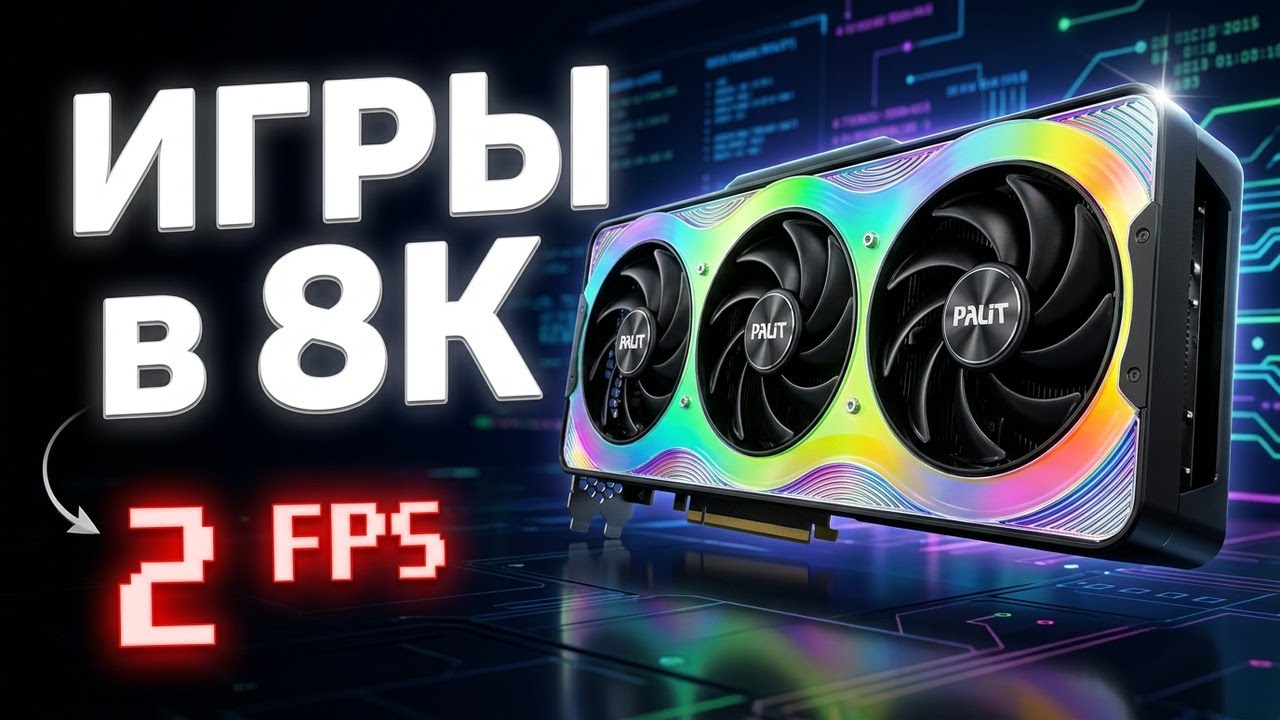 8К в 2026 реально? Проверяю на RTX 5080