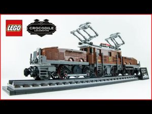 LEGO 10277 Локомотив «Крокодил»: сборка для коллекционеров