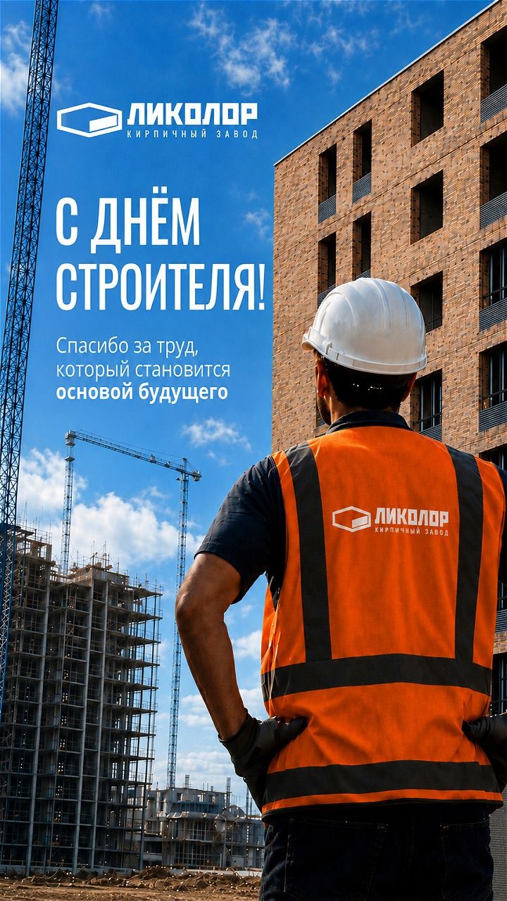 Команда завода «ЛИКОЛОР» поздравляет с днем строителя!