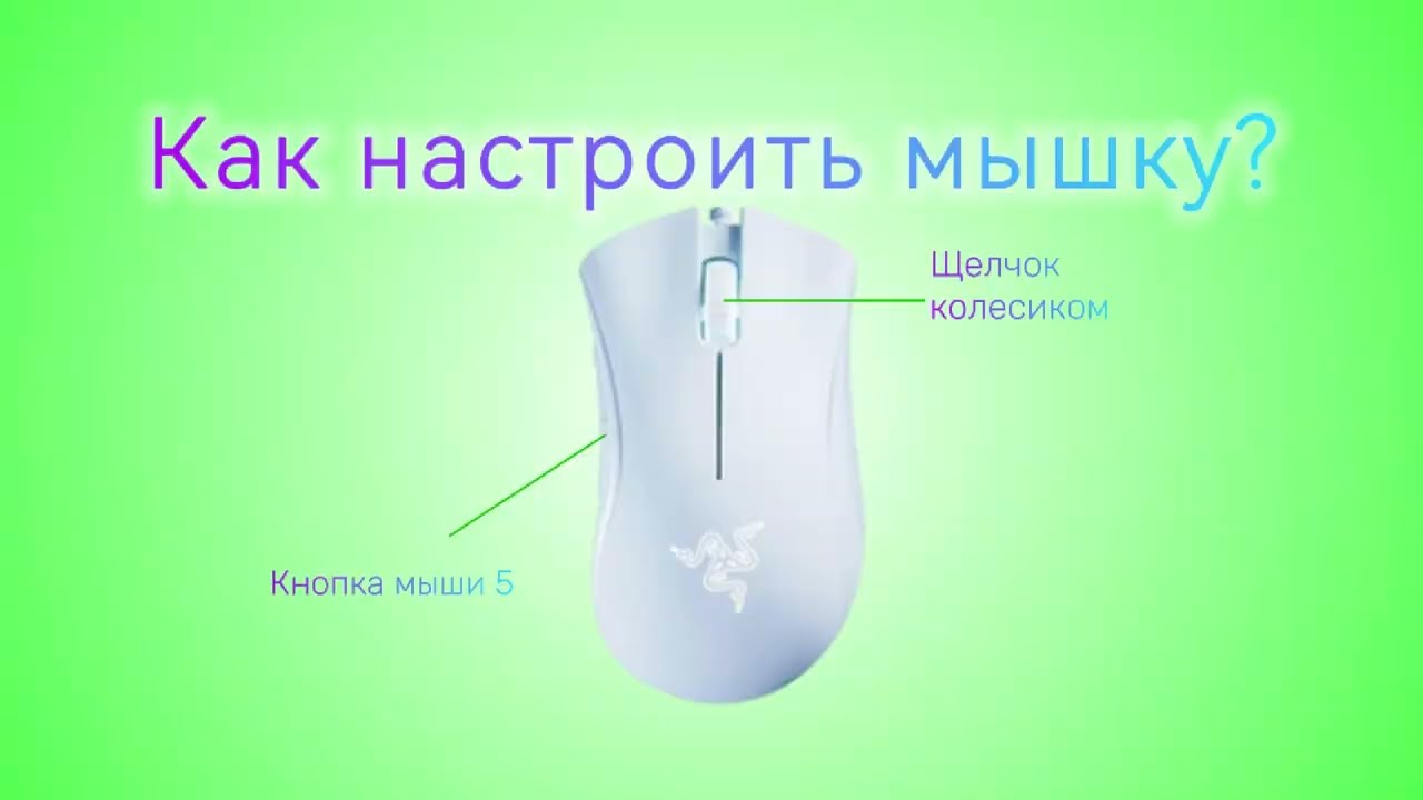 Как настроить МЫШКУ Razer Deathadder Essential