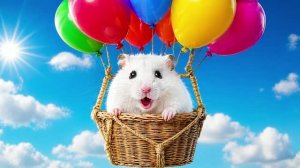 УЛЁТНЫЙ ПОБЕГ ПУШИСТИКА! 🎈 Хитрый хомяк штурмует лабиринт