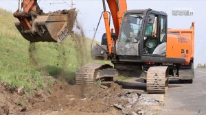 Братская ГЭС энергохолдинга Эн+ приступила к ремонту дороги и обновлению асфальта на своей территори