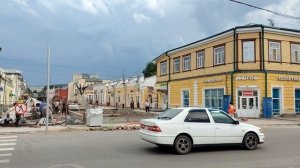 Улан-Удэ Арбат стали укладывать первые плиты