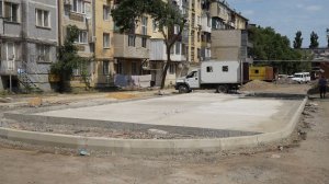 В Махачкале проводится реконструкция дворовой территории по проспекту Гамидова