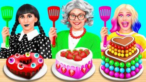 Кулинарный Челлендж# Уэнсдей МакДональдс против Бабушки от