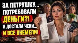 Истории из жизни | Свекровь потребовала деньги за петрушку... Но чеки поставили родню на место