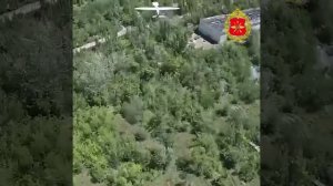 Унчитожение БПЛА самолетного типа ВСУ на Краснолиманском направлении