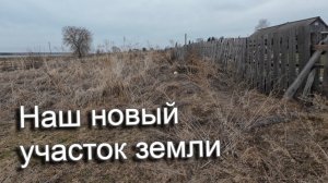 Расчищаю новую нашу землю / Увеличиваем участок !)