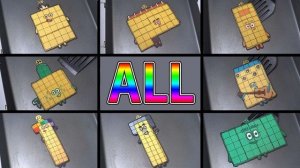 Numberblocks ВСЕ РИСУНКИ НА БЛИНАХ — 31, 32, 33, 34, 35, 36, 37, 38, 39, 40