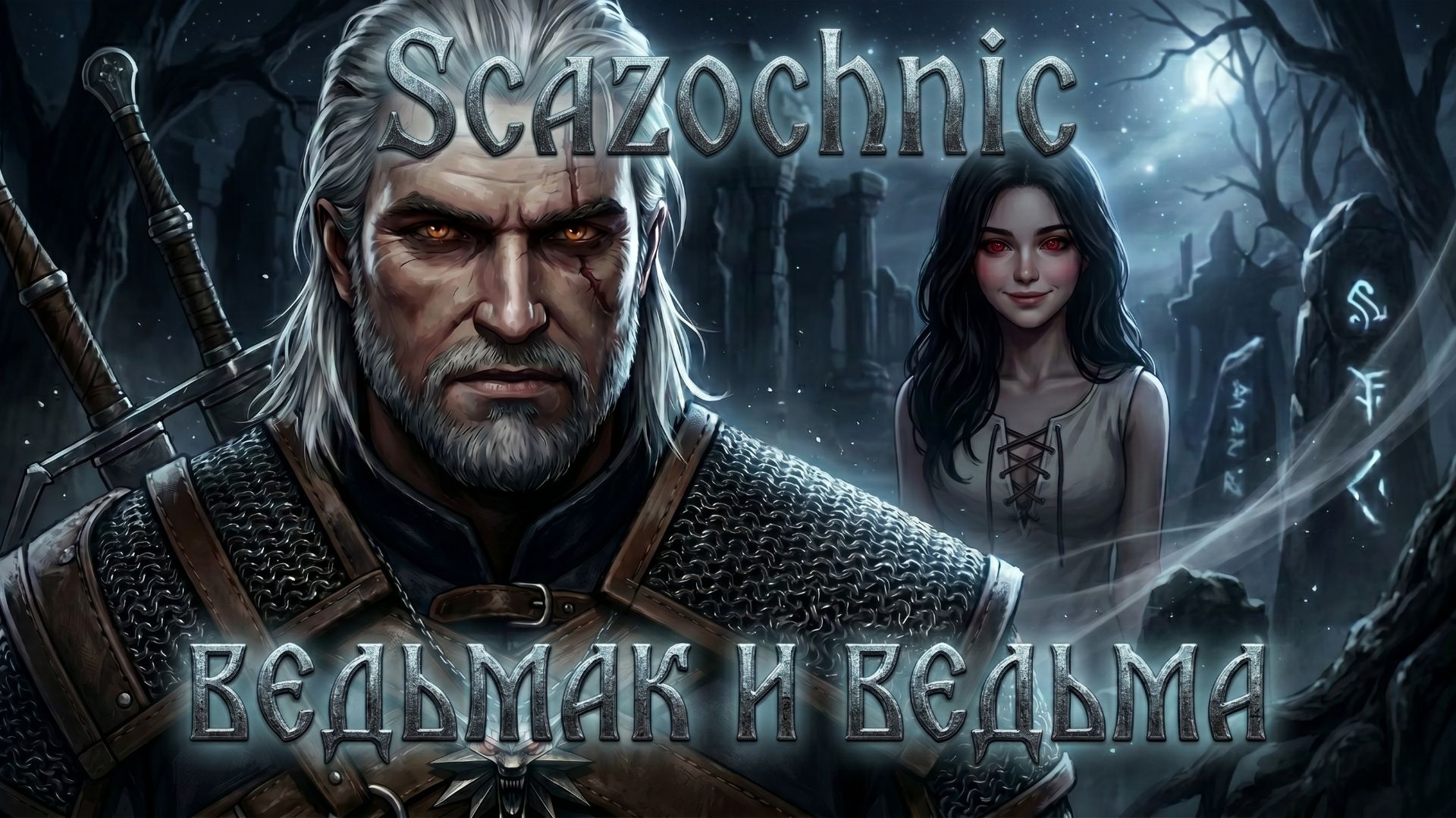 Scazochnic - Ведьмак и ведьма (The Witcher) | Heavy Metal | авторские стихи | AI