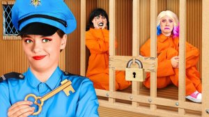 Побег из Картонной Тюрьмы с Уэнсдей Аддамс # Смешные Челленджи