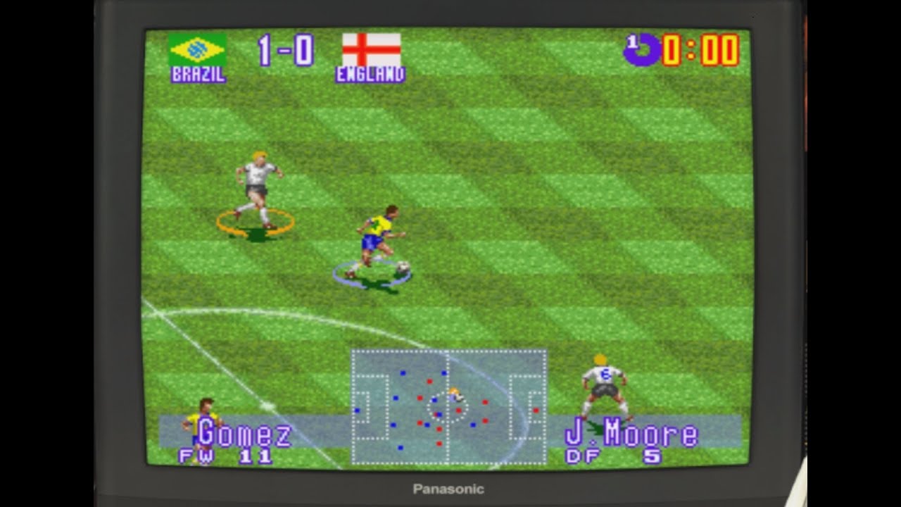 Футбол International Superstar Soccer Deluxe 1995 Игра SNES.